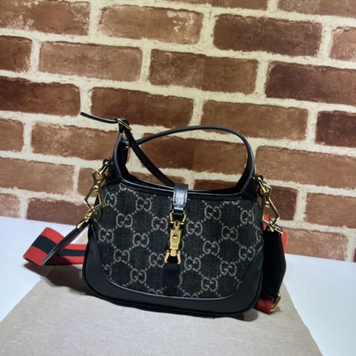 Gucci Jackie 1961 Mini Bag Black 19 cm ‎685127 UN3AG 1294 - Image 2