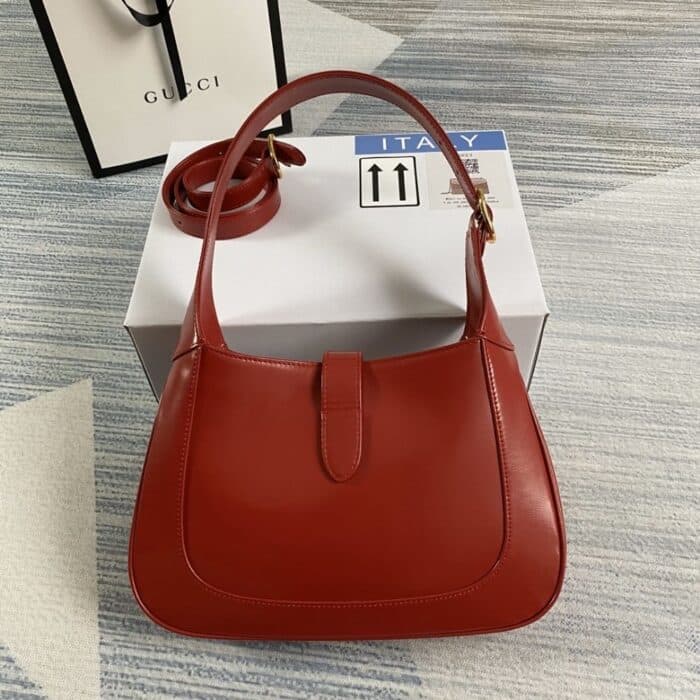 Gucci Jackie 1961 Small Bag Red 28 cm 636709 10O0G 6638 - Image 3