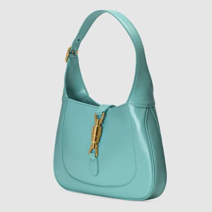 Gucci Jackie 1961 Small Bag Blue 28 cm 636709 10O0G 4933 - Image 3