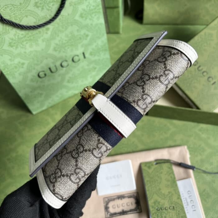 Gucci Jackie 1961 Chain Wallet Beige 19 cm - Image 4