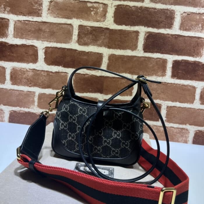 Gucci Jackie 1961 Mini Bag Black 19 cm ‎685127 UN3AG 1294 - Image 7