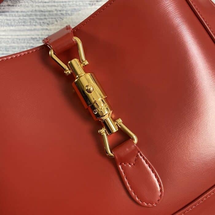 Gucci Jackie 1961 Small Bag Red 28 cm 636709 10O0G 6638 - Image 5