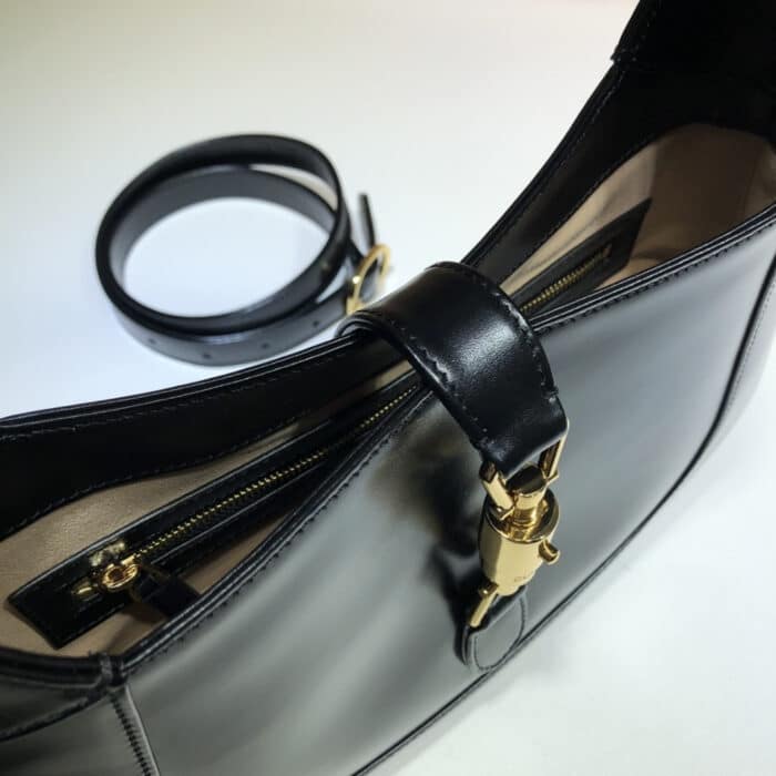 Gucci Jackie 1961 Small Bag Black 28 cm ‎36709 10O0G 1000 - Image 6
