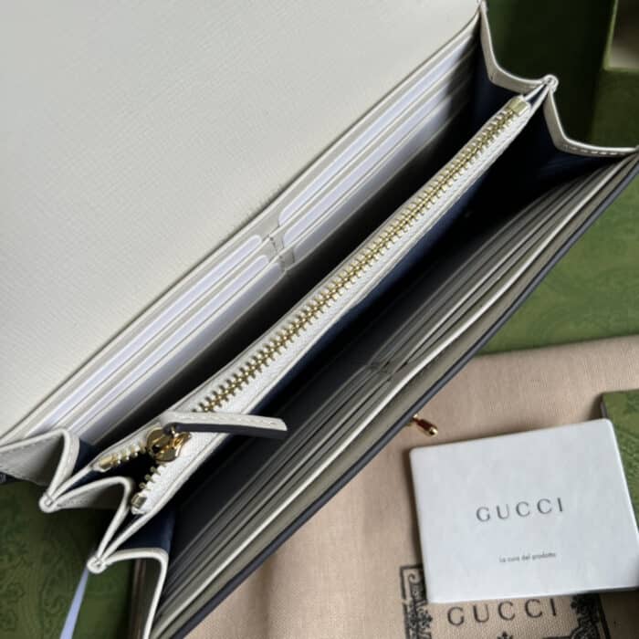 Gucci Jackie 1961 Chain Wallet Beige 19 cm - Image 7