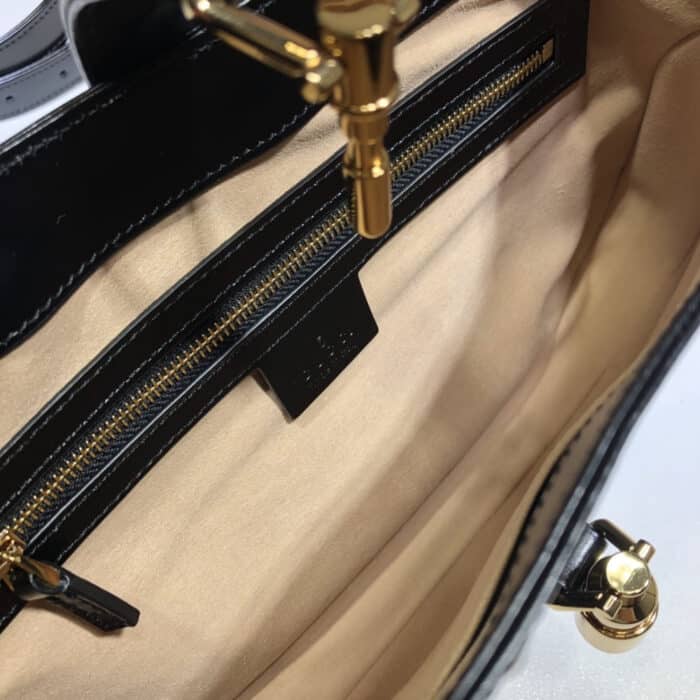 Gucci Jackie 1961 Small Bag Black 28 cm ‎36709 10O0G 1000 - Image 8