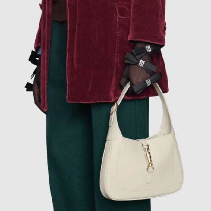 Gucci Jackie 1961 Small Bag White 28 cm 636709 10O0G 9022 - Image 8