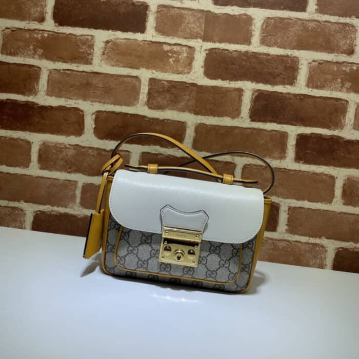 Gucci Padlock ‎Bag 21cm Orange White 658487 2ZGAG 9763 - Image 2