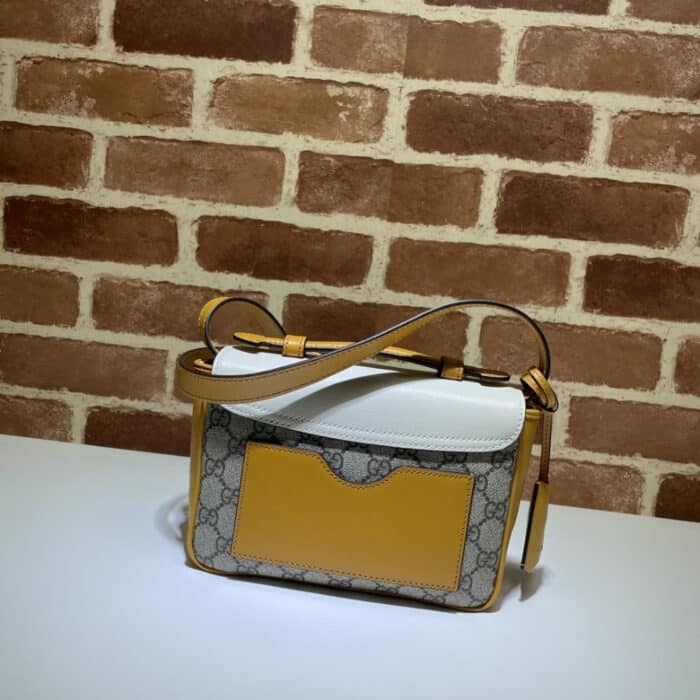 Gucci Padlock ‎Bag 21cm Orange White 658487 2ZGAG 9763 - Image 3