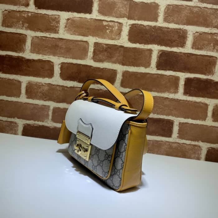 Gucci Padlock ‎Bag 21cm Orange White 658487 2ZGAG 9763 - Image 4