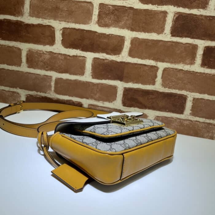 Gucci Padlock ‎Bag 21cm Orange White 658487 2ZGAG 9763 - Image 5