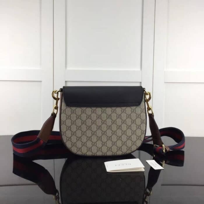 Super Vip 1:1 - Gucci Padlock Bag 25cm Black Brown 453189 - Image 5