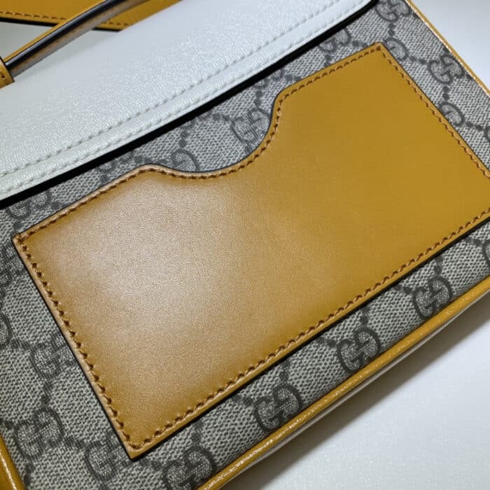 Gucci Padlock ‎Bag 21cm Orange White 658487 2ZGAG 9763 - Image 6