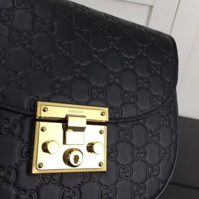Super Vip 1:1 - Gucci Padlock Bag 25cm Black 453189 - Image 6