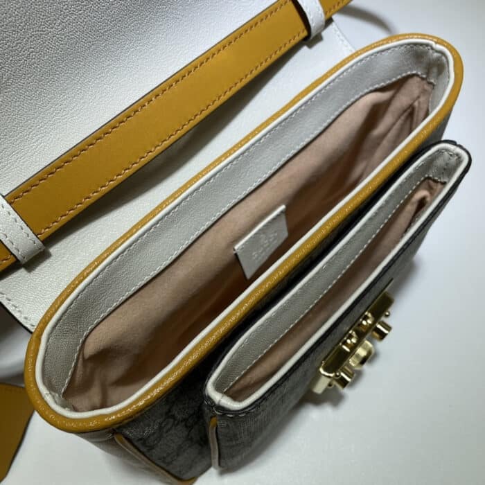 Gucci Padlock ‎Bag 21cm Orange White 658487 2ZGAG 9763 - Image 7