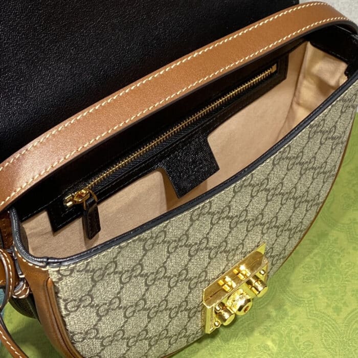 Gucci Padlock ‎Bag 22cm Black Brown 644524 HUHJG 9785 - Image 7