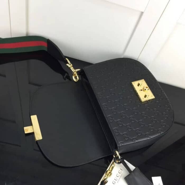 Super Vip 1:1 - Gucci Padlock Bag 25cm Black 453189 - Image 7