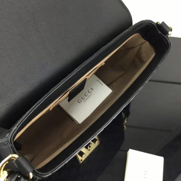 Super Vip 1:1 - Gucci Padlock Bag 25cm Black 453189 - Image 8