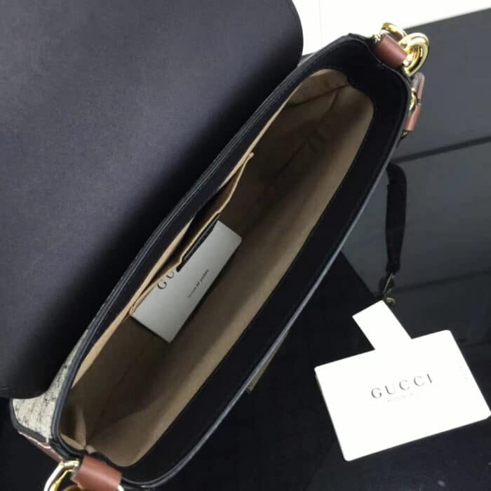 Super Vip 1:1 - Gucci Padlock Bag 25cm Black Brown 453189 - Image 8