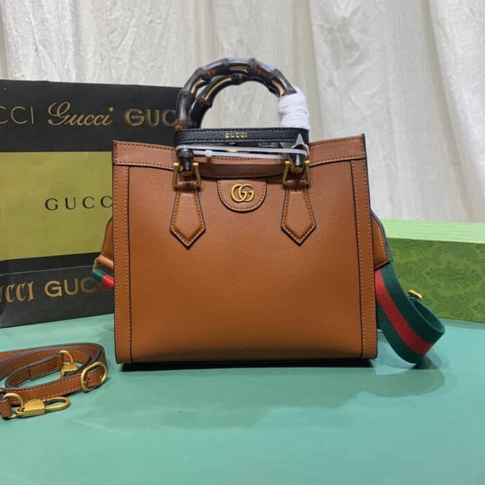 Gucci Diana Tote Bag Brown 27cm - Image 3