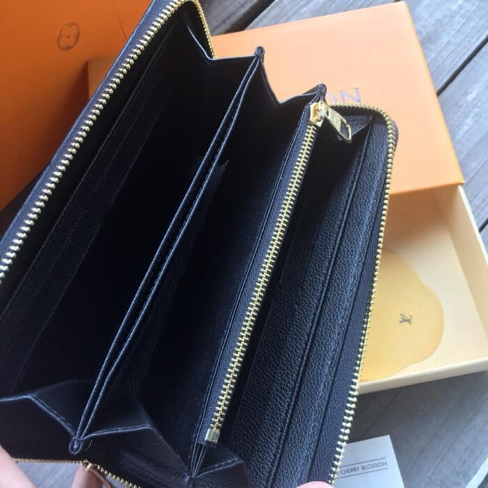 Louis Vuitton Zippy Wallet Monogram Black 19cm M61864 - Image 4
