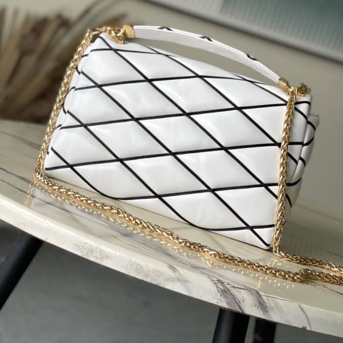 Louis Vuitton GO-14 MM White Black 31Cm - Image 5