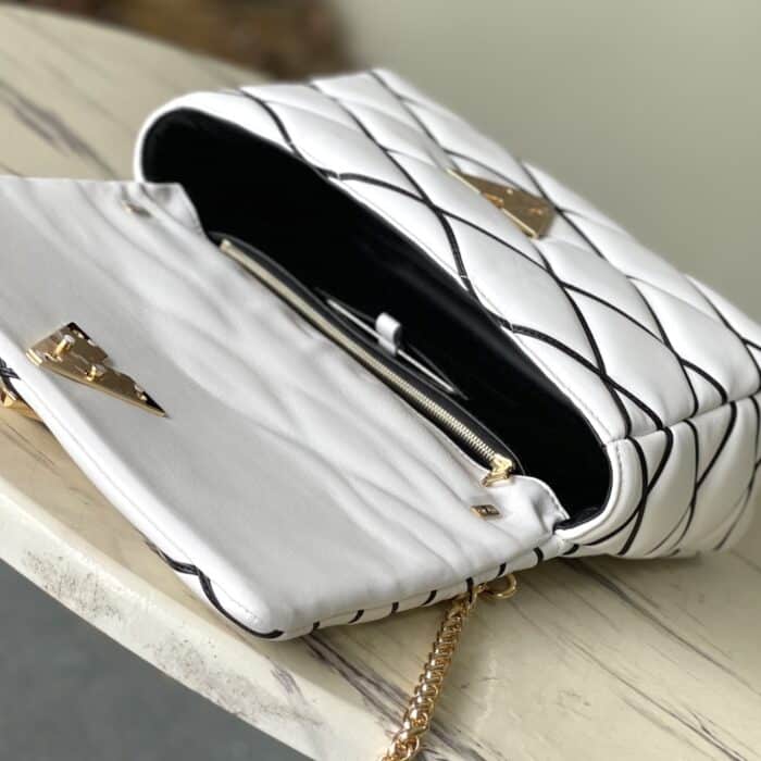 Louis Vuitton GO-14 MM White Black 31Cm - Image 8