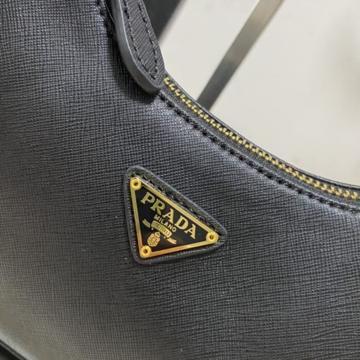 Prada Re Edition 2005 Saffiano Black 22Cm - Image 7