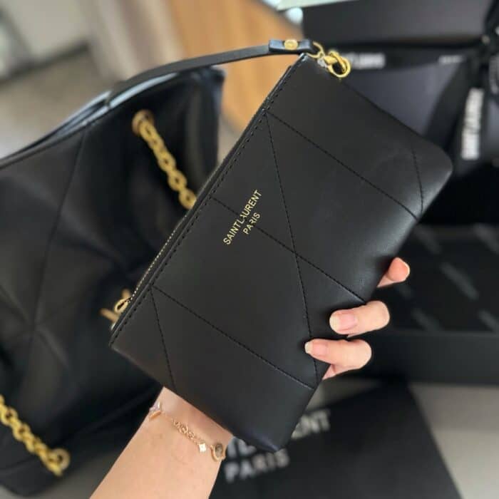 Saint Laurent Jamie 4 3 Shopping In Black 33cm 809824AAB321000 - Image 6