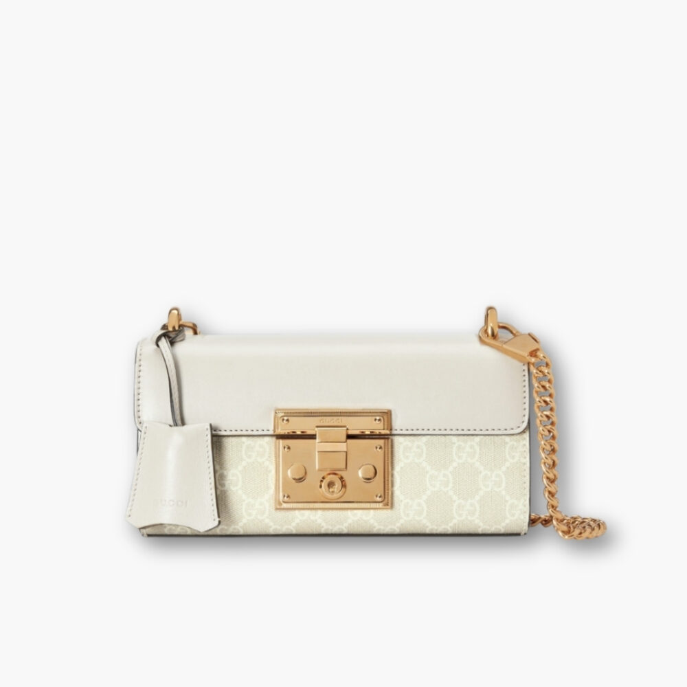 Gucci Padlock ‎Bag 22cm White 735103 FABLH 9897