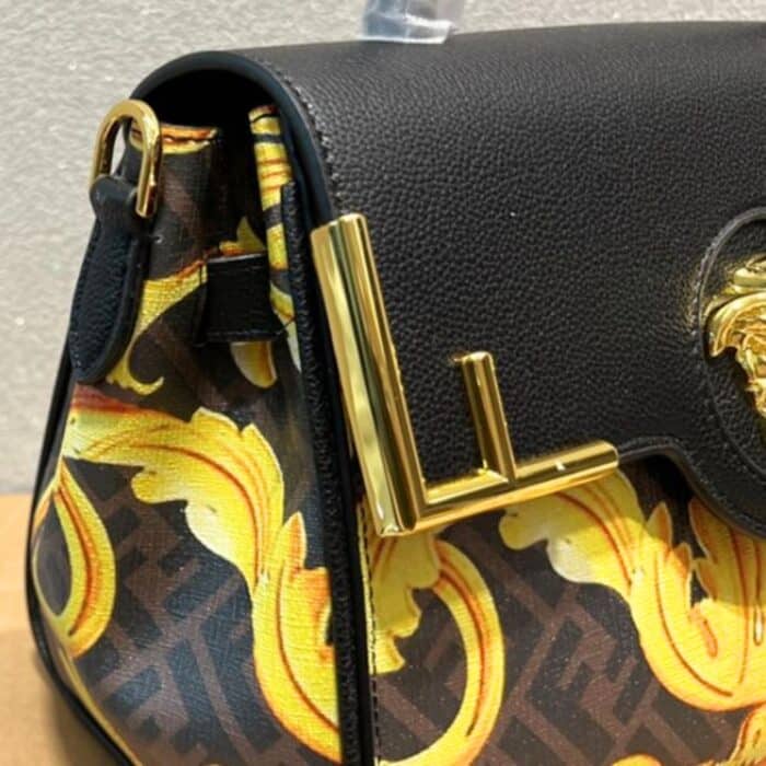 Versace x Fendi Fendace La Medusa Medium Bag 26cm - Image 4