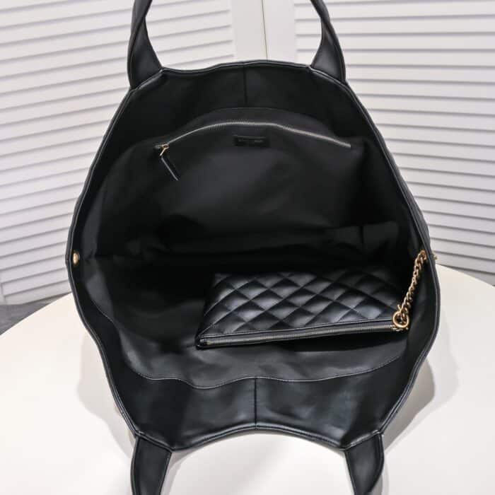 Saint Laurent Icare Maxi Shopping Bag Black 58cm - Image 8