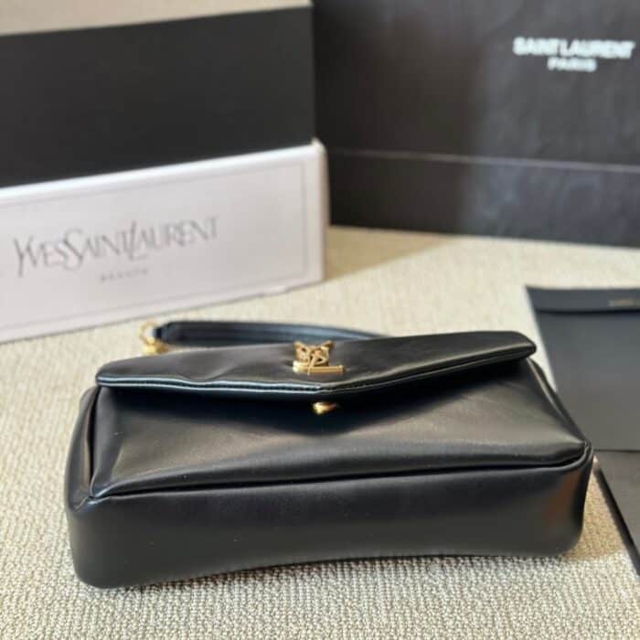 Saint Laurent Calypso Small In Black 27cm 734153AACQO1000 - Image 4