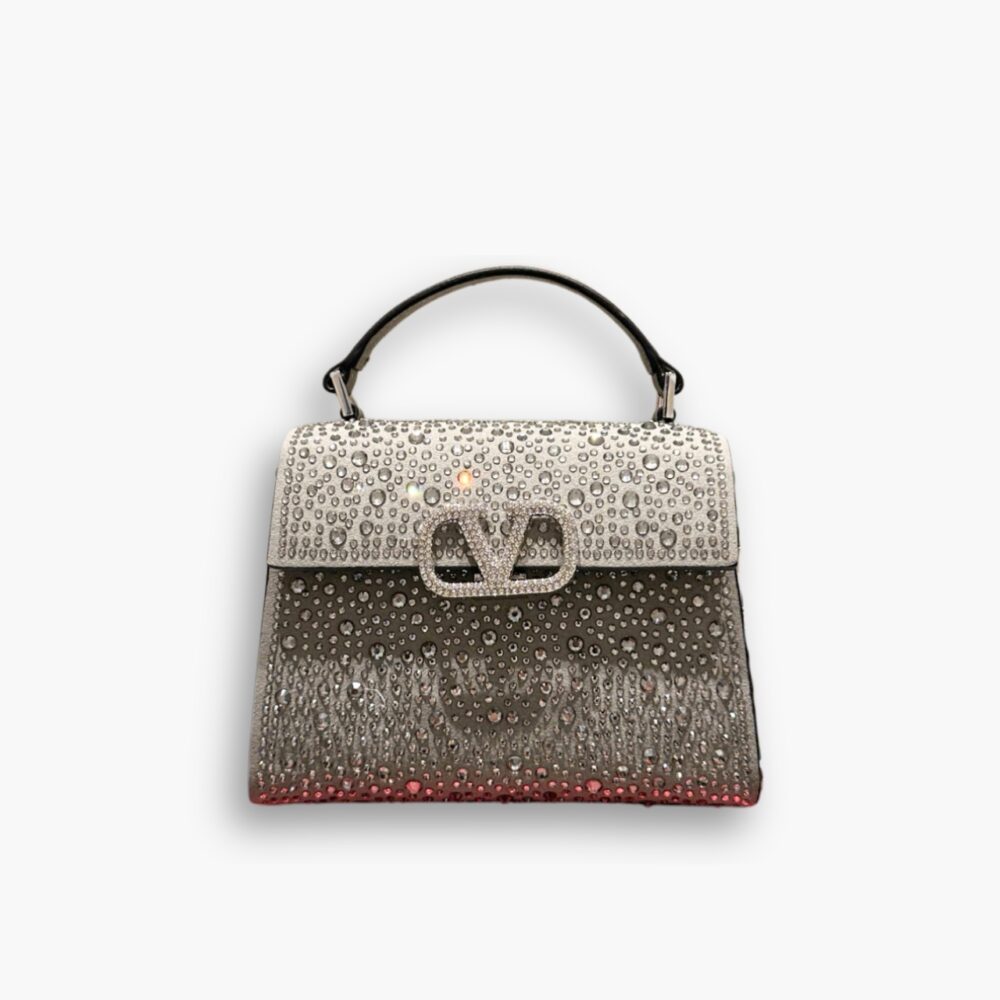 Valentino Vsling Mini Handbag With Sparkling Crystal 19Cm