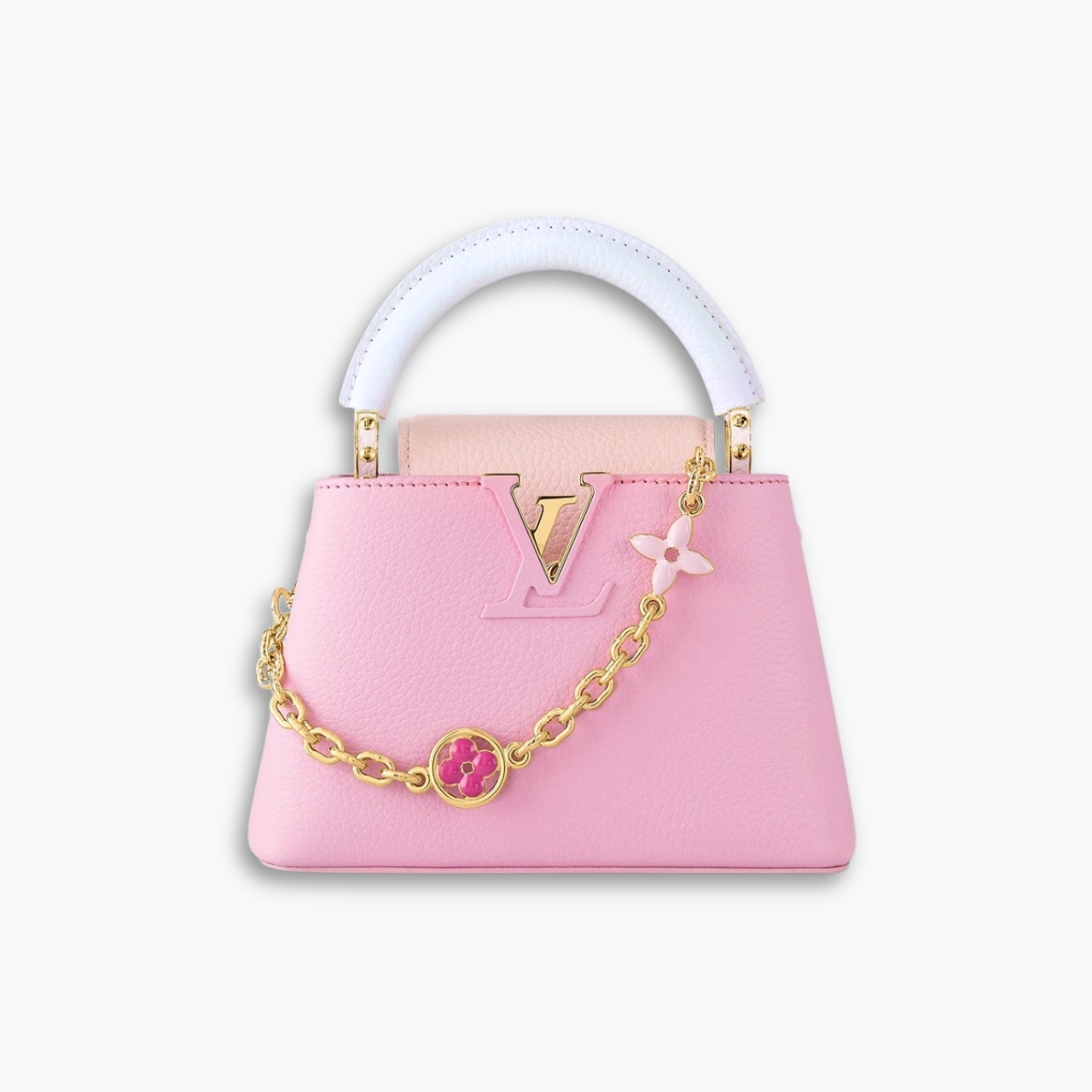 Louis Vuitton Mini Capucines Rose Chamallow Pink 20cm M22375