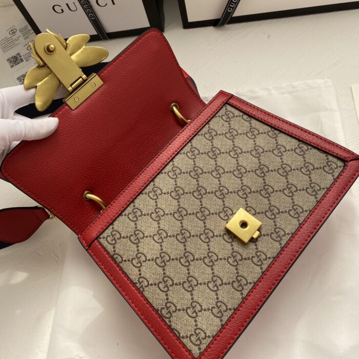 Gucci Queen Margaret Gg Small Top Handle Bag Red 25.5cm - Image 2