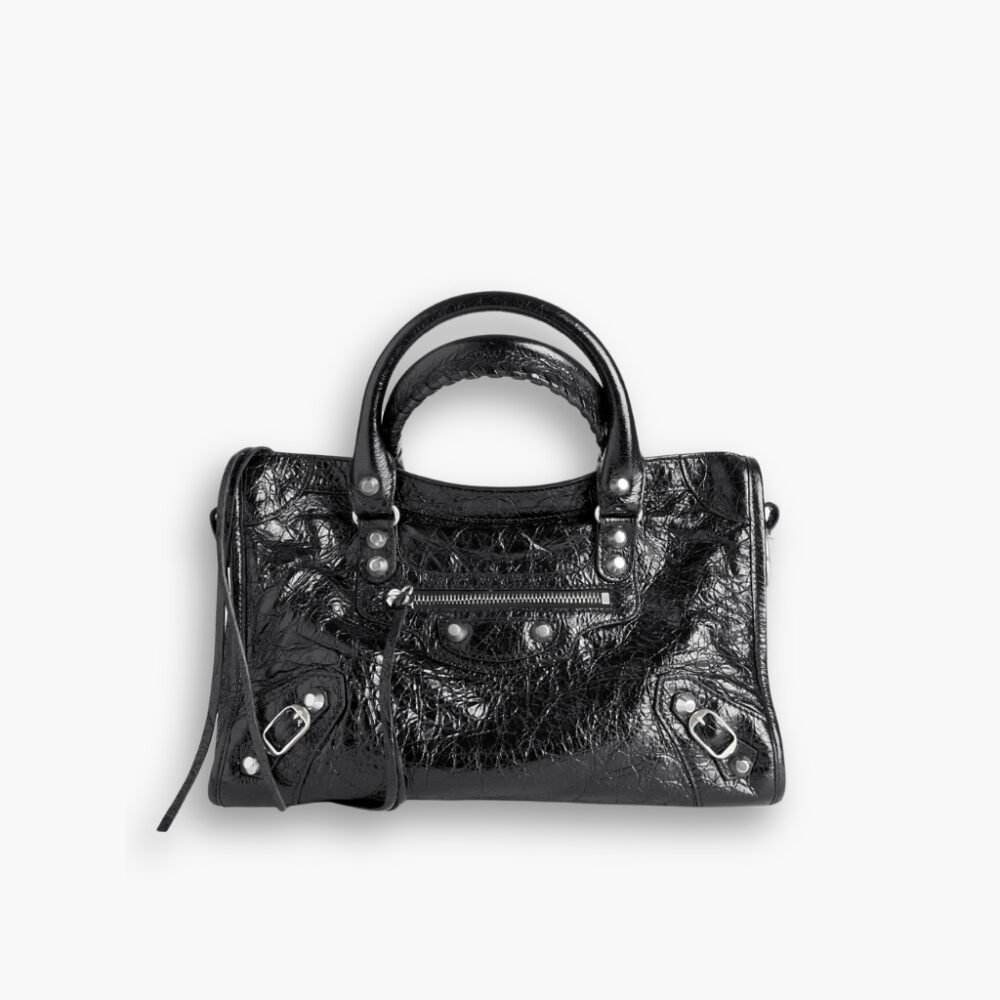 Balenciaga Le City Bag Small In Black 30cm 8114422AA9S1000