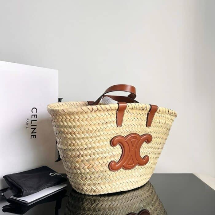Celine Triomphe Celine Classic Panier In Palm 25cm - Image 2