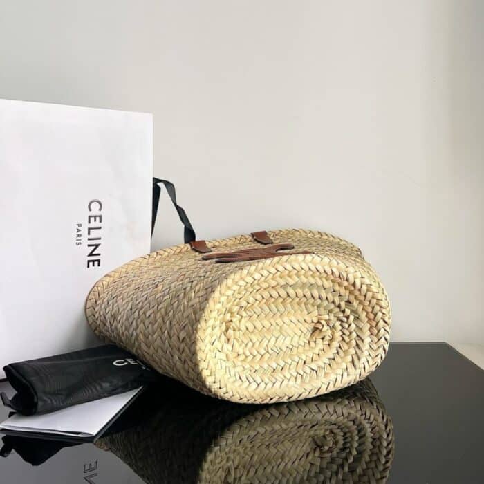Celine Triomphe Celine Classic Panier In Palm 25cm - Image 3
