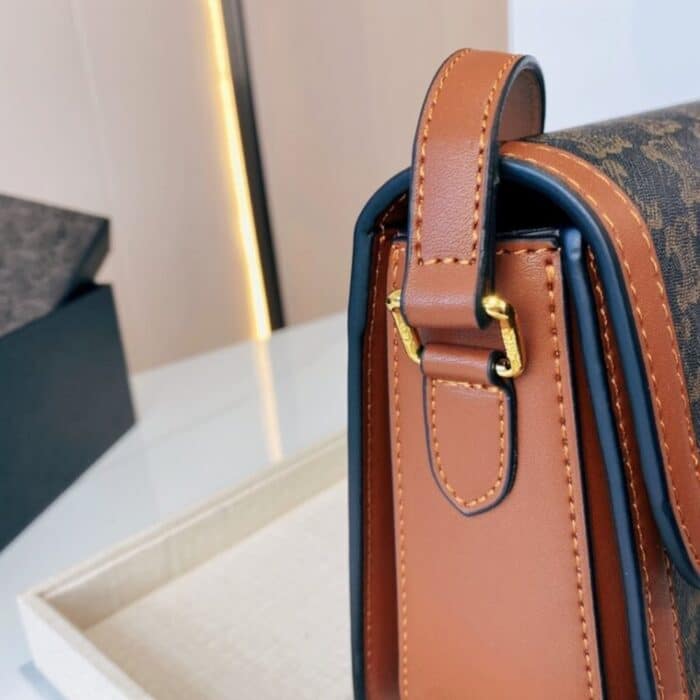 Celine Classique Triomphe Bag in Triomphe Canvas 22cm 191242BZ404LU - Image 4