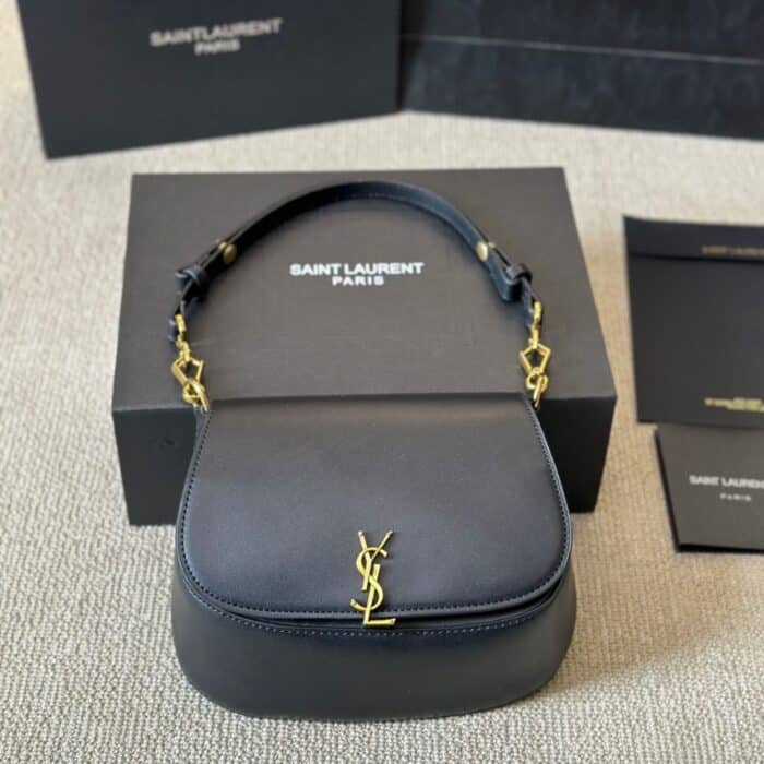Saint Laurent Voltaire Top Handle Black 20cm 8008460SX0W1000 - Image 3