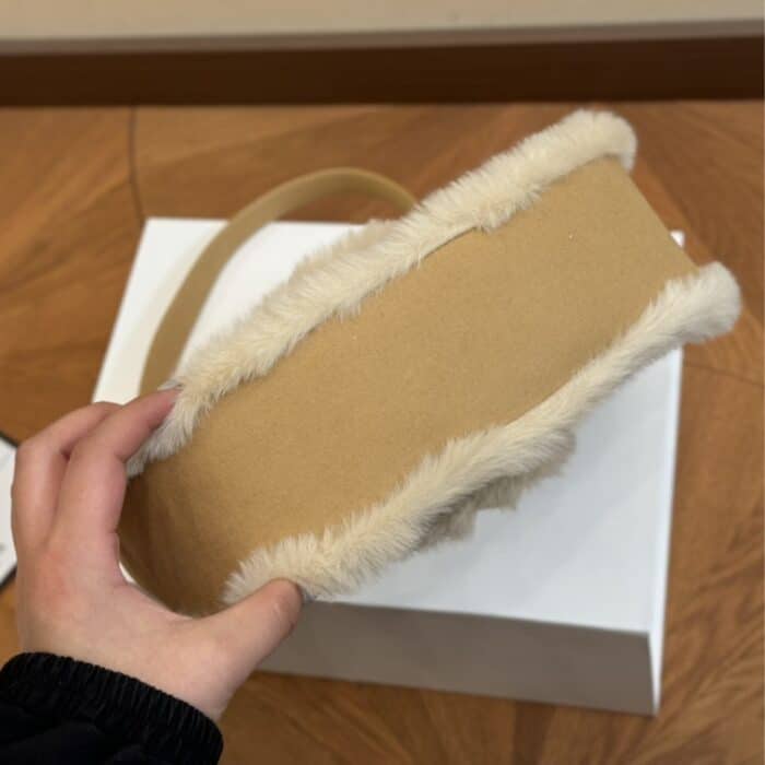 Celine Medium Ava Triomphe Bag In Natural 24cm 114493FYC 02VG - Image 3