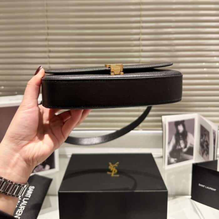 Saint Laurent Mini Voltaire Bag Black 21cm 7796420SX0W1000 - Image 5