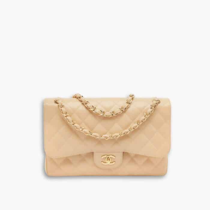 Chanel Classic Flap Bag Beige 30cm