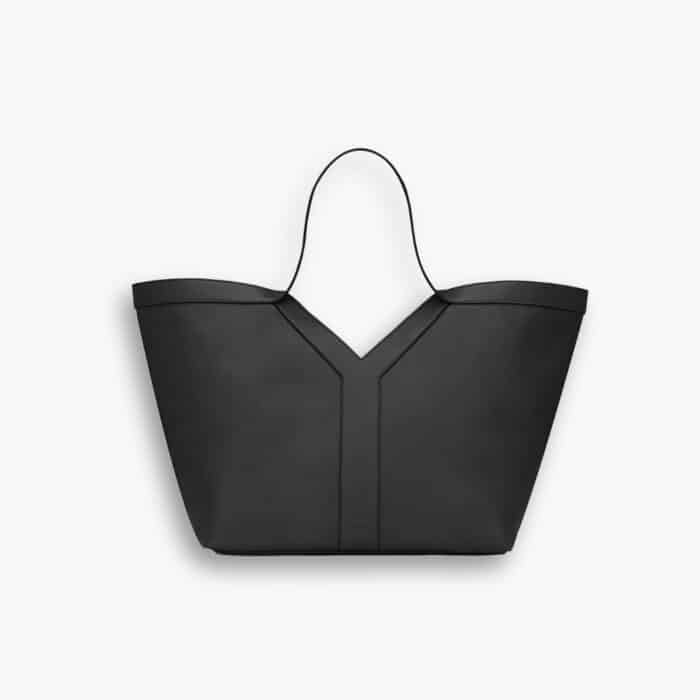 Saint Laurent Y Tote In Leather Black 36cm 817602AAEB31000