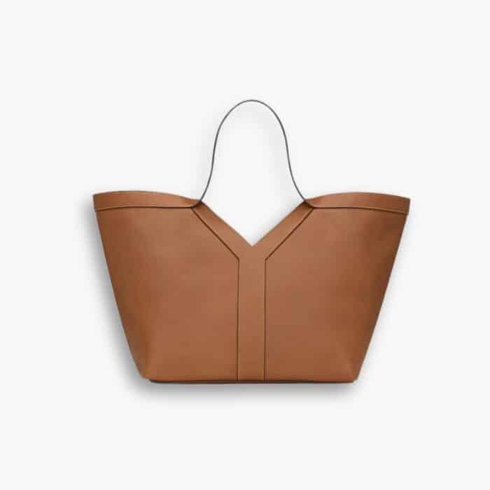 Saint Laurent Y Tote In Leather Brown 36cm 817602AAEC36359