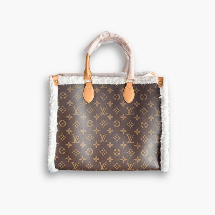 Louis Vuitton On The Go Bag With Fur Monogram 36cm