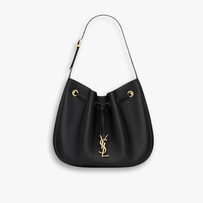 Saint Laurent Paris VII Small Hobo Black 31cm 796626AADUU1000