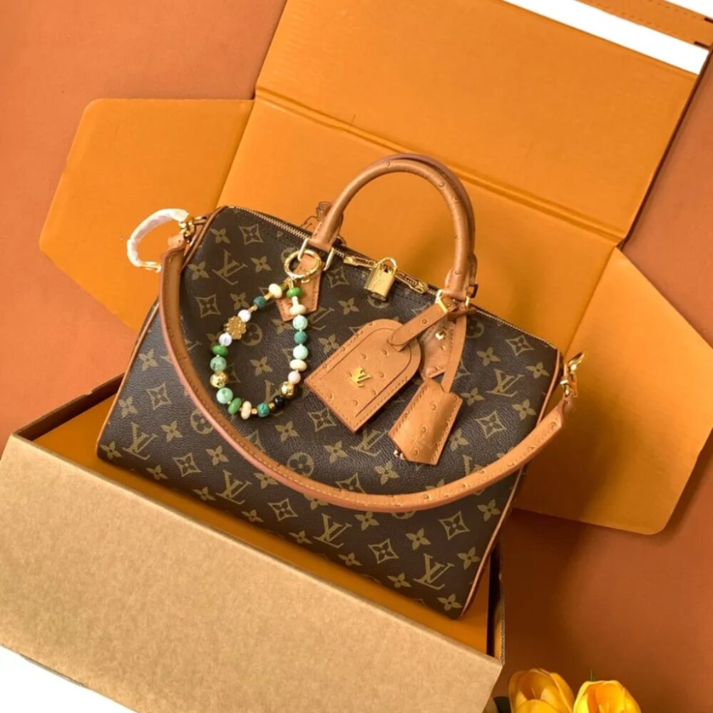 Alternative view of Louis Vuitton Speedy Soft 30 Boho Monogram Tan 30cm N87212