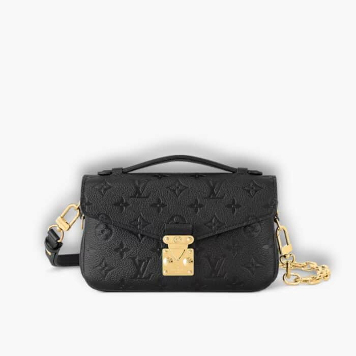 Louis Vuitton Pochette Métis East West Black 21cm M46595