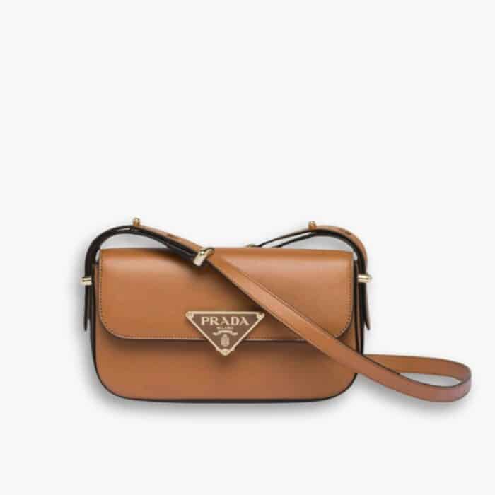 Prada Shoulder Bag Brown 21cm 1BD339 ASK F0XUG V MTO